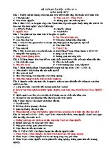 Đề cương ôn tập giữa kì II môn Lịch sử 7